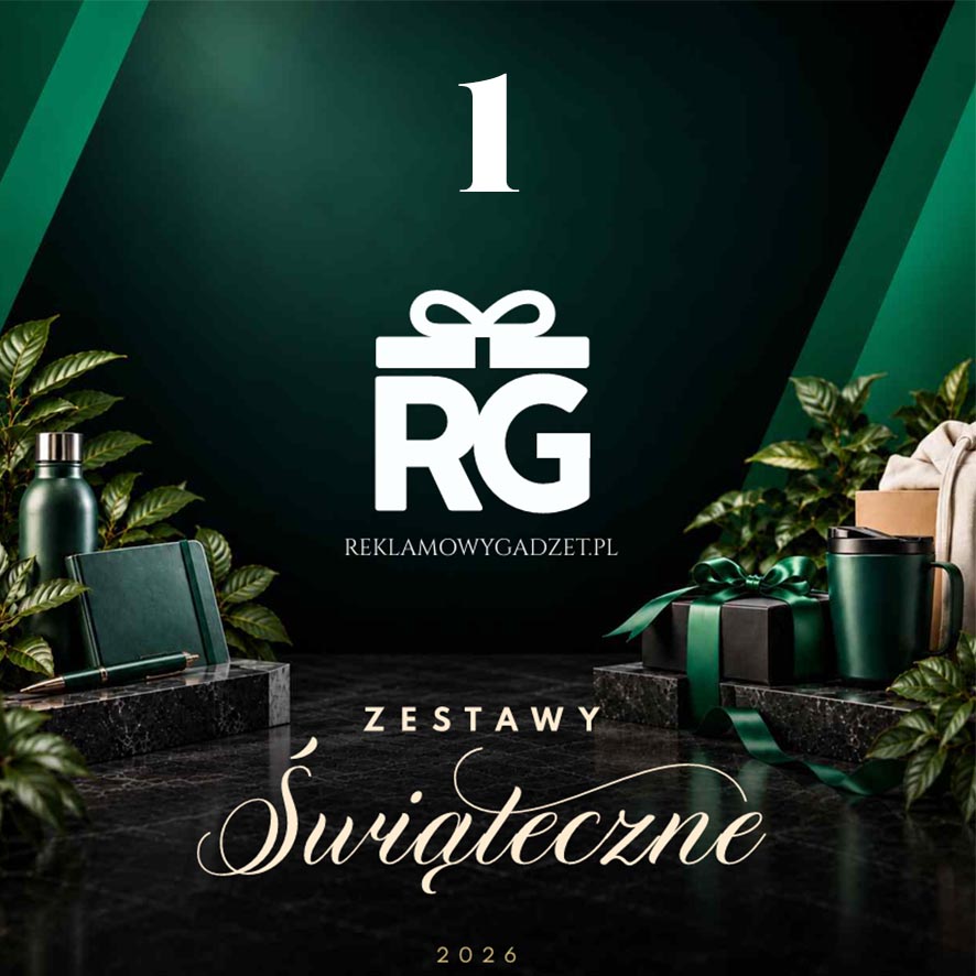 Katalog 2026 gadżet&oacute;w reklamowych online ReklamowyGadzet zielony voyager