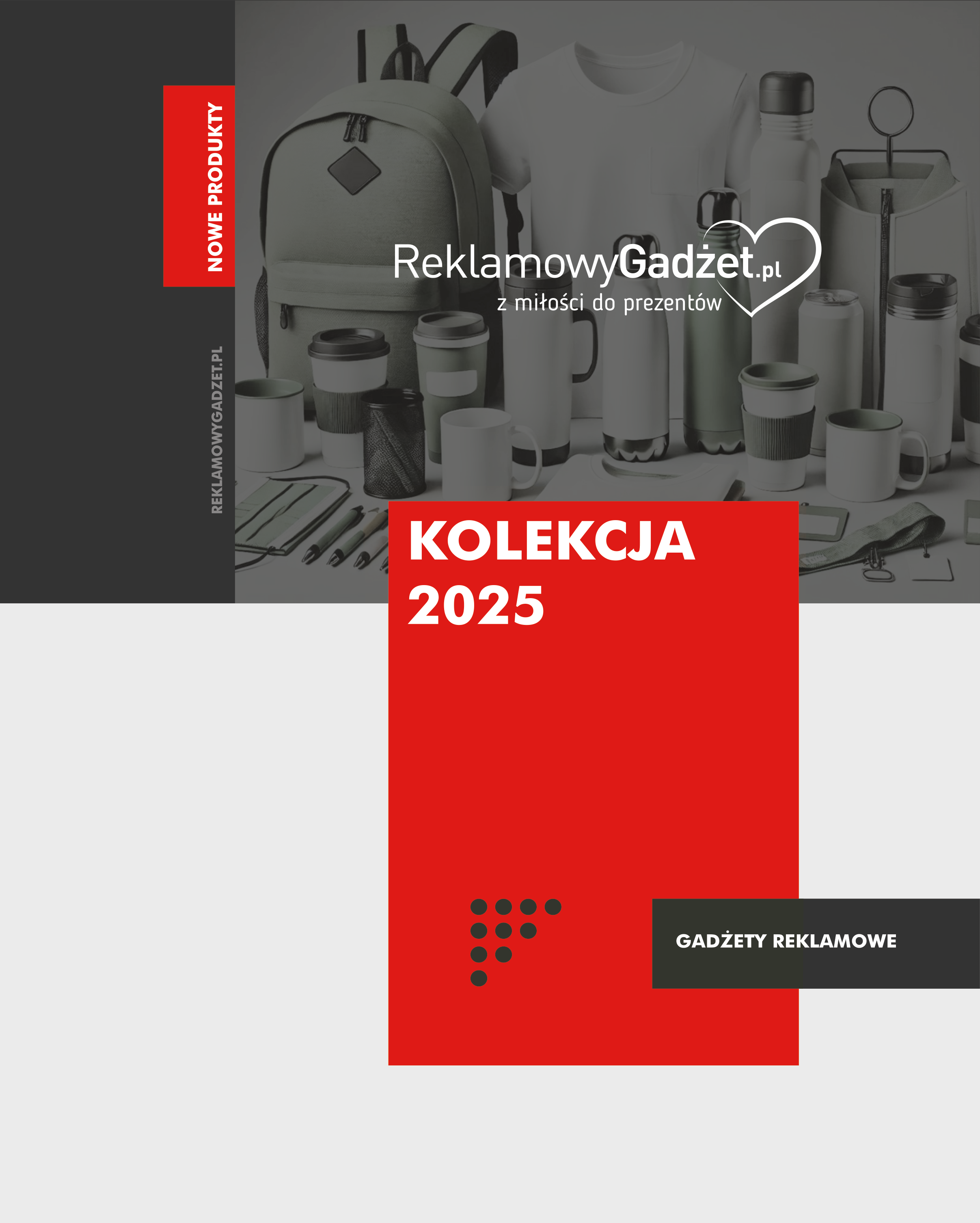 Katalog 2023 gadżetów reklamowych online ReklamowyGadzet pomarańczowy blue collection