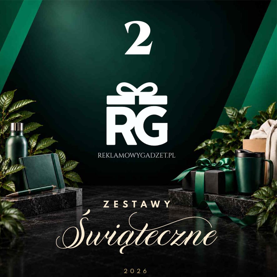 Katalog 2026 gadżet&oacute;w reklamowych online ReklamowyGadzet zielony voyager