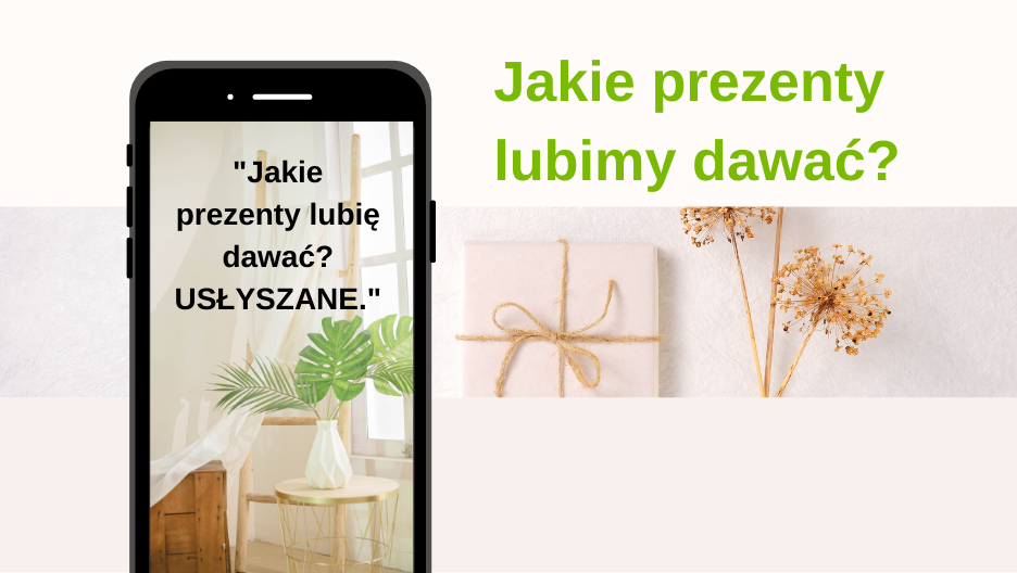 "Jakie prezenty lubimy dawać?"  ODPOWIEDZI