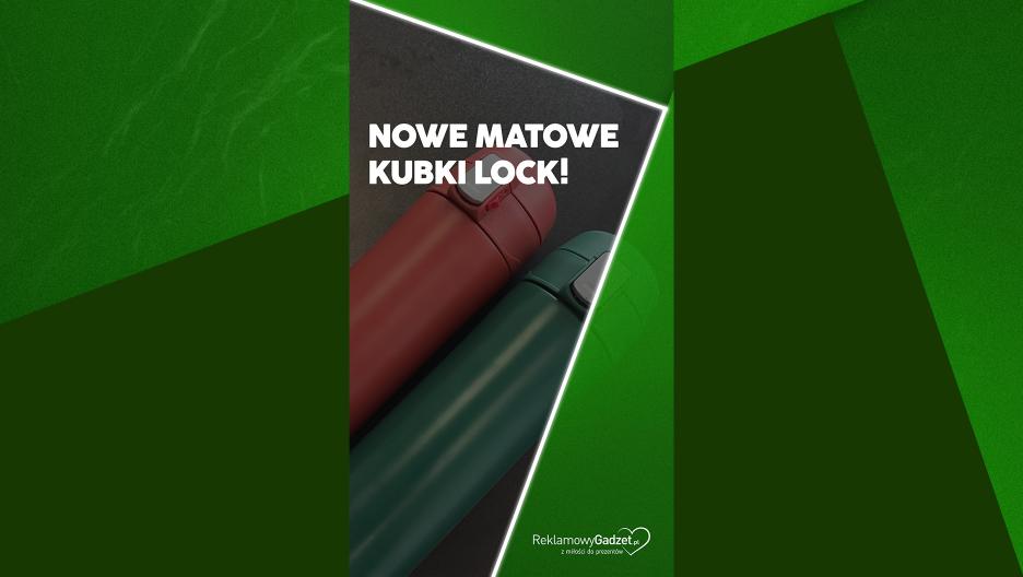Kubek termiczny Lock w wersji matowej – styl i funkcjonalność w jednym gadżecie reklamowym