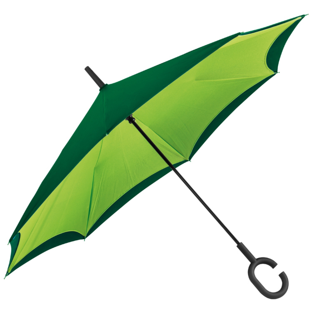 parasol składany odwrotnie