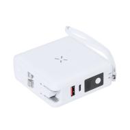 Adapter podróżny, bezprzewodowy power bank 10000 mAh, ładowarka bezprzewodowa 15W