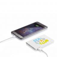 Power bank 2500 mAh, zintegrowany kabel