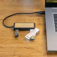 Hub USB, plastik z recyklingu