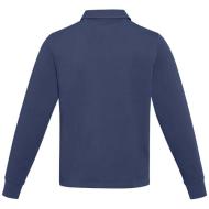 Clyde unisex organic rugby polo sweatshirt