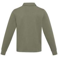 Clyde unisex organic rugby polo sweatshirt