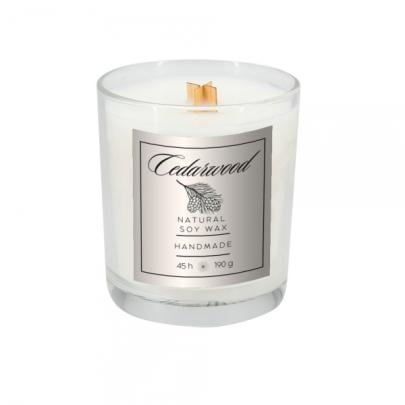 Świeca sojowa 190g Cedarwood