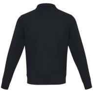 Tin sweter unisex Aware™ z materiałów z recyklingu z zamkiem błyskawicznym na 1/4 długości