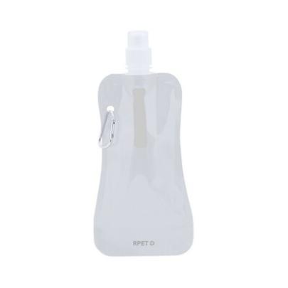 Składany bidon 400 ml z karabińczykiem RPET
