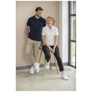 Emerald koszulka polo unisex z recyklingu z krótkim rękawem