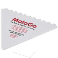 Frosty triangular recycled plastic ice scraper