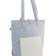 CreaFelt Toteback – personalizowana torba na ramię i plecak 2w1 z filcu RPET