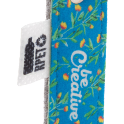 CreaFelt Key A – personalizowany brelok RPET z nadrukiem full kolor