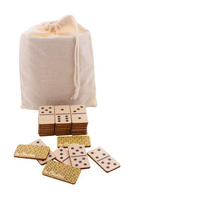 Maltese Domino – zestaw domina z logo w drewnianym stylu