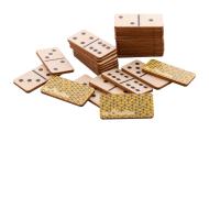 Maltese Domino – zestaw domina z logo w drewnianym stylu