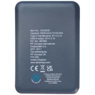 Asama powerbank o pojemności 5000 mAh Type-C z tworzyw sztucznych pochodzących z recyklingu