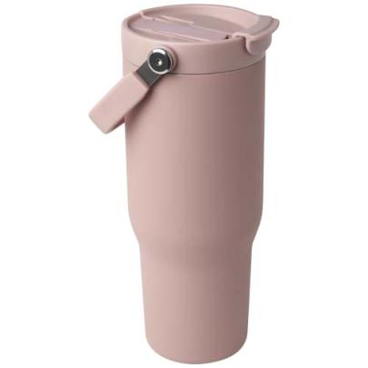 Kubek Bronx o pojemności 900 ml, z izolacją próżniową, wykonany ze recyklingowanej stali nierdzewnej
