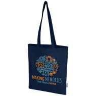 Madras Blend torba na zakupy z bawełny z recyklingu z certyfikatem GRS o gramaturze 140 g/m² i pojem