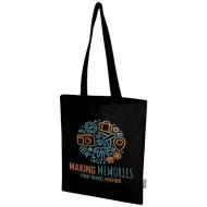 Madras Blend torba na zakupy z bawełny z recyklingu z certyfikatem GRS o gramaturze 140 g/m² i pojem