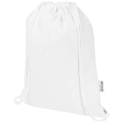 Oregon Blend torba ściągana sznurkiem z materiału materiału z recyklingu, 140 g/m², 5 l, posiadająca