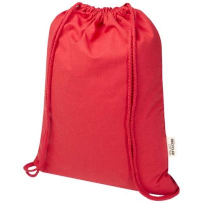 Oregon Blend torba ściągana sznurkiem z materiału materiału z recyklingu, 140 g/m², 5 l, posiadająca