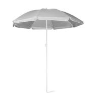 PARANA. Odchylany parasol plażowy 210T ze srebrną podszewką