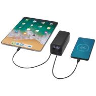 Acamar powerbank do laptopa o pojemności 20 000 mAh i mocy 70 W z aluminium z recyklingu