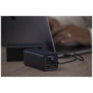 Acamar powerbank do laptopa o pojemności 20 000 mAh i mocy 70 W z aluminium z recyklingu