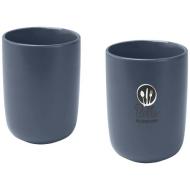 Male kubki ceramiczne o pojemności 350 ml - zestaw 2 sztuk