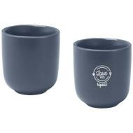 Male filiżanki ceramiczne do espresso o pojemności 90 ml - zestaw 2 sztuk