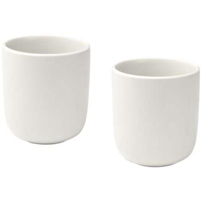 Male kubki ceramiczne o pojemności 200 ml - zestaw 2 sztuk
