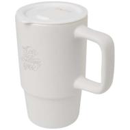 Carter kubek ceramiczny o pojemności 450 ml z plastikową pokrywką