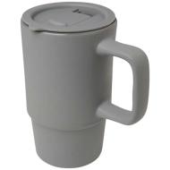 Carter kubek ceramiczny o pojemności 450 ml z plastikową pokrywką
