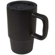 Carter kubek ceramiczny o pojemności 450 ml z plastikową pokrywką