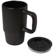 Carter kubek ceramiczny o pojemności 450 ml z plastikową pokrywką