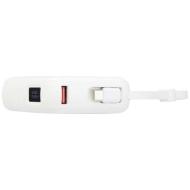 Acrux powerbank do tabletu o pojemności 10 000 mAh i mocy 35 W z wbudowanym kablem typu C - wykonany