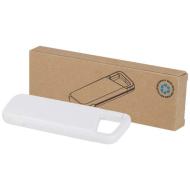 Alkes wodoodporny powerbank z karabińczykiem o pojemności 5000 mAh i mocy 12 W, wykonany z tworzyw s
