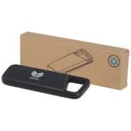 Alkes wodoodporny powerbank z karabińczykiem o pojemności 5000 mAh i mocy 12 W, wykonany z tworzyw s