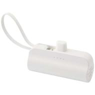 Alnair powerbank o pojemności 5000 mAh i mocy 10 W, wykonany z tworzyw sztucznych pochodzących z rec