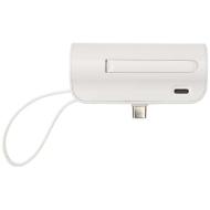 Alnair powerbank o pojemności 5000 mAh i mocy 10 W, wykonany z tworzyw sztucznych pochodzących z rec