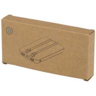 Adhil powerbank o pojemności 10.000 mAh i mocy 10 W z tworzyw sztucznych pochodzących z recyklilngu 