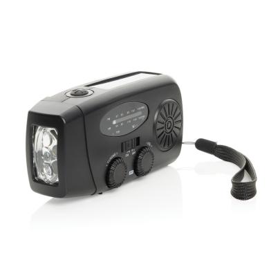 Radio survivalowe AM/FM, power bank 1800 mAh, latarka RescueWave