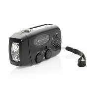 Radio survivalowe AM/FM, power bank 1800 mAh, latarka RescueWave