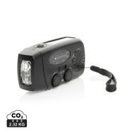 Radio survivalowe AM/FM, power bank 1800 mAh, latarka RescueWave