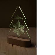 Woodify Xmas Trofeum podświetlane - choinka