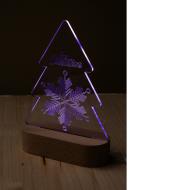 Woodify Xmas Trofeum podświetlane - choinka