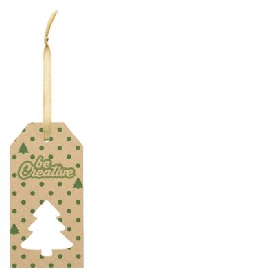 PrinTag Plus Eco niestandardowa zawieszka na prezent, choinka