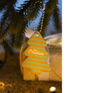 CreaFelt Key Xmas niestandardowy brelok świąteczny, choinka
