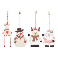 Zawieszka na prezent i choinkę WOODEN SNOWI